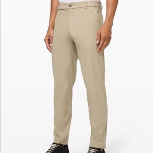 LULULEMON TAN COMISSION PANTS